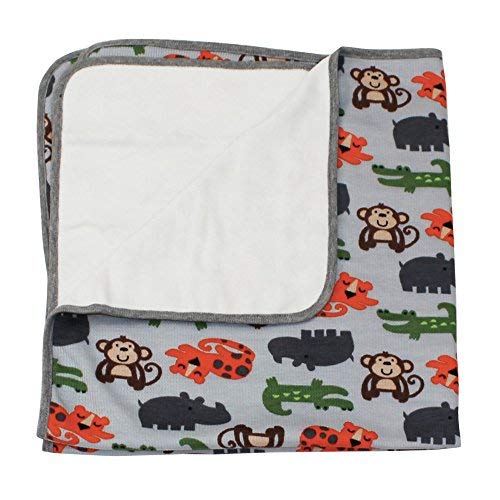 Wildcollect Premier New-Born and bébé Serviette 100% Coton Bébé Serviette De Bain avec Capuche, Faune, Blanc | bébé-Loi-186 , Multicoloree , 25x22x3