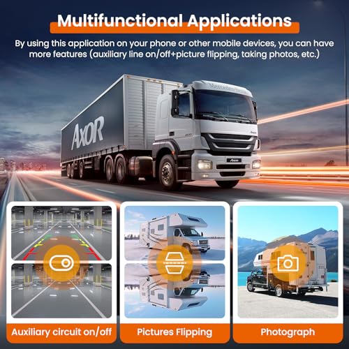 Image of Wireless Backup Camera Solar WiFi - Magnetic Ease of Use Hitch Trailer Truck HD 1080P Clear Night Vision No Lag Rechargeable Rear View Camera Car RV Camper Steady Connection to Phone