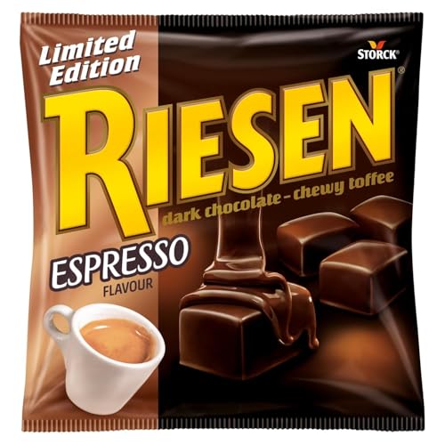 RIESEN Kaubonbons Schokokaramell in dunkler Schokolade – 1 x 231 g...