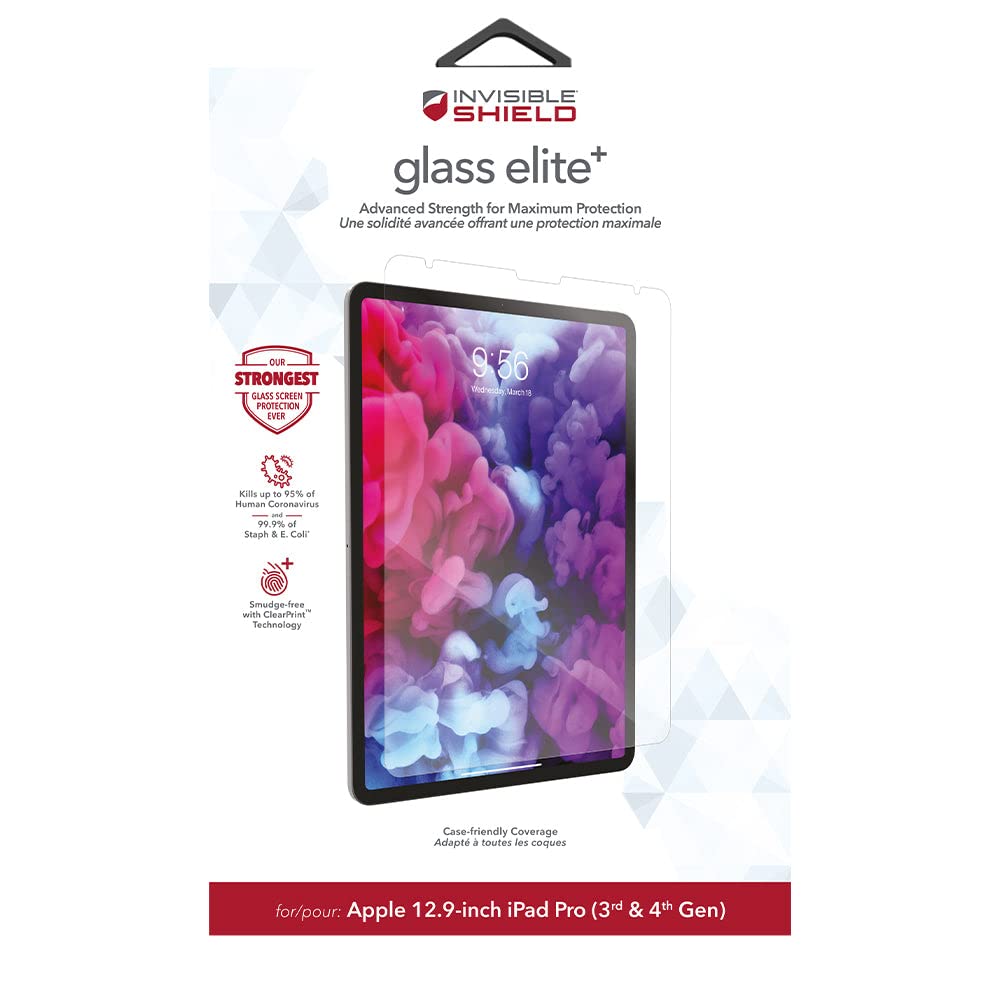 ZAGG InvisibleShield Glass Elite+ Apple 12,9" pantalla para iPad Pro