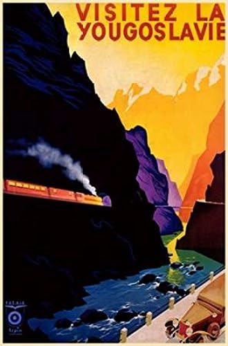 Posterazzi Póster de Visit Yugoslavia por Unknown (24 x 36) disponible en Yaxa Peru