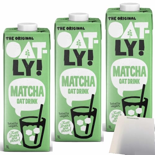 usy Bundle für Oatly Oat Drink Matcha 3er Pack (3x1l Packung) + usy Pack