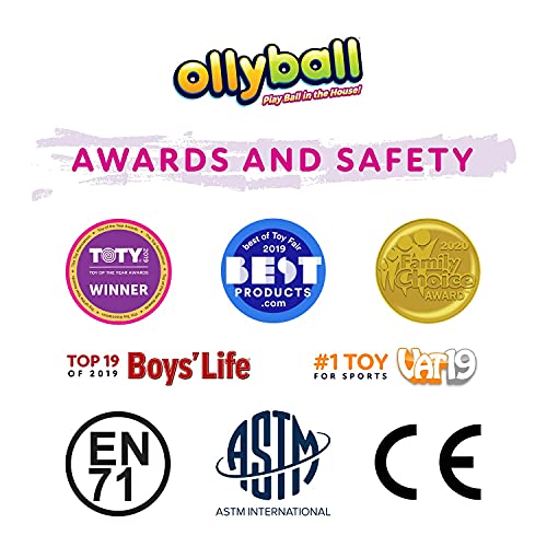 Ollyball Girl Power Eco Pak! The Ultimate Indoor Colorable Play Ball for Kicking and Coloring in The House!