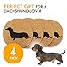 Dachshund Weiner Dog Gift Cork 4 Pack Drink Coasters Set - Basic Design Wiener Dog Decor - Perfect Decoration for Doxie Lovers