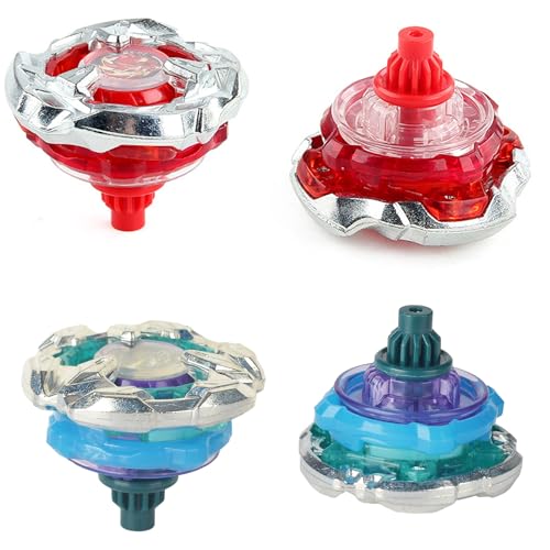 BX Bey Battling Set, BX Tops Burst Blade Toy Combat Battling Game Set, X Spinning & X-Launchers, Greats Birthday Gift for Boys, Ages for 8 10 12+ (12 Spinning Tops) - Image 3