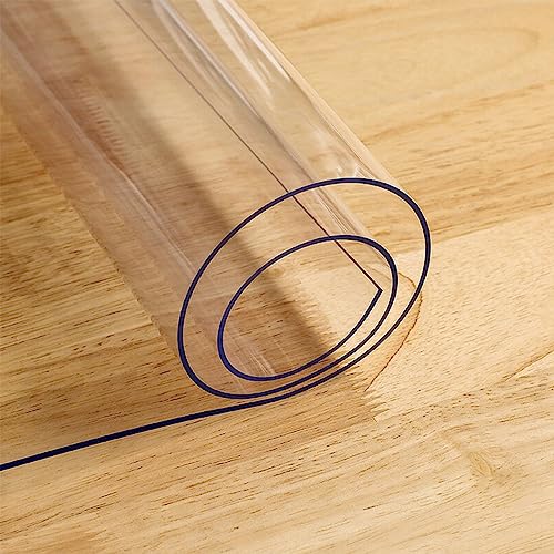 Mantel de hule impermeable de 35 x 95 cm, mantel rectangular de PVC lavable para zapatero, fácil de cortar, limpiar, 2 mm de grosor, duradero y elegante decoración del hogar