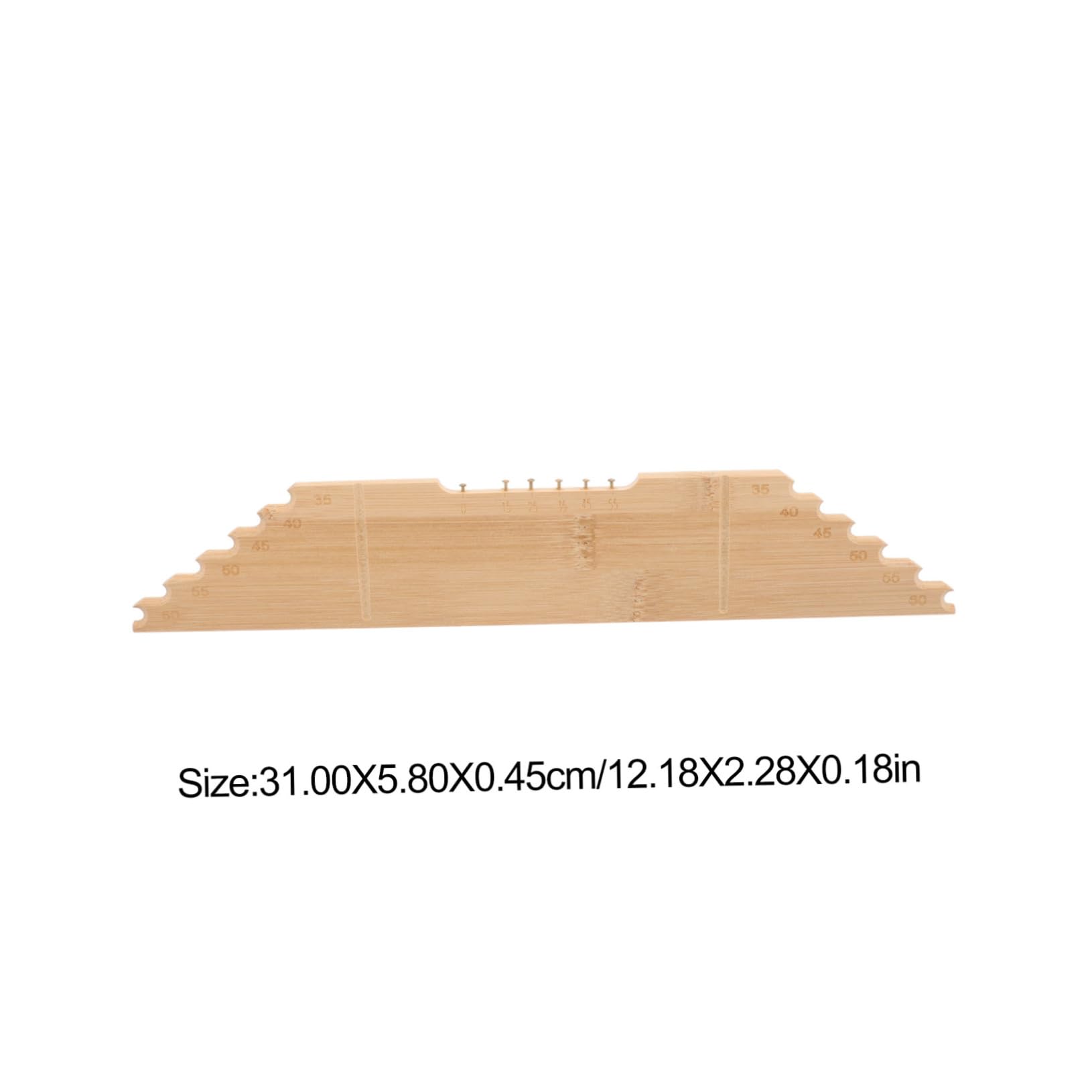 ibasenice Fishing Line Winding Board Cord Winder String Holder 35-60cm Bamboo Tool Line Spool Organizer