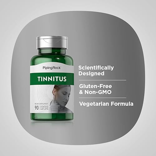 Miniatura 4 de Piping Rock Suplemento de tinnitus | 90 cápsulas | Vegetariano, sin OMG, sin gluten