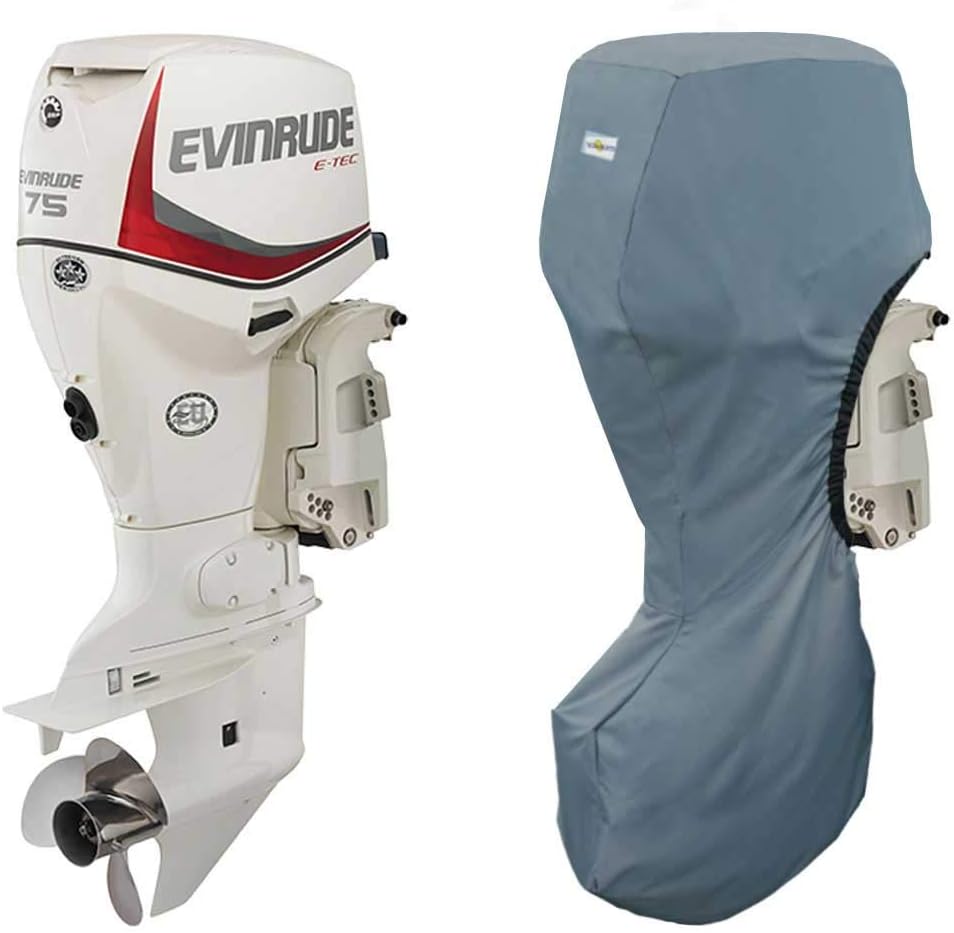 Oceansouth Outboard Motor Full Covers for Evinrude (75-90HP 20 (E-TEC 3CYL) (from 2003 up to 2022))