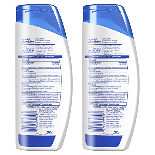 Head And Shoulders 2-In-1 Shampoo And Conditioner 23.7 Fl Oz, Twin Pack #TOP1