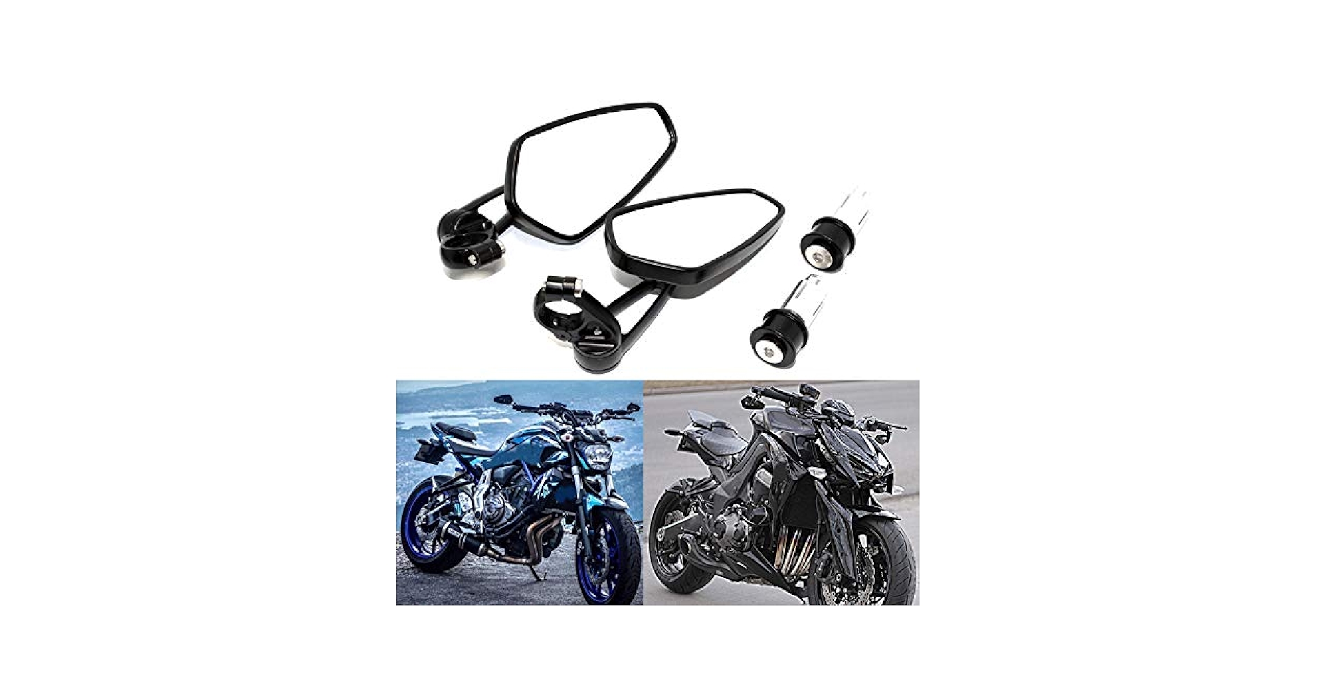 Amazon.com: Rich Choices Universal Black Motorcycle 22mm 7/8
