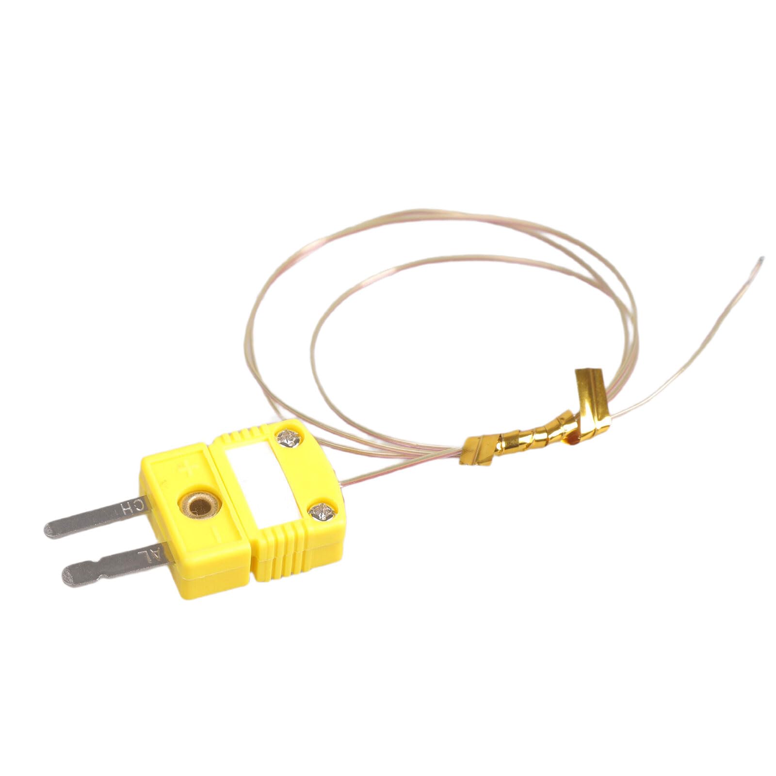 Zbiianxer 0.5 Meter Thread Accuracy K Type Thermocouple Probe With Easy Install Plugs For Extreme Temperatures Cable
