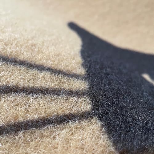Tapete decorativo para entrada con diseño de gato miniatura 4