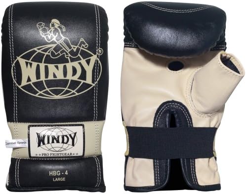 Windy Slip-On Bag Gloves, Black, Regular