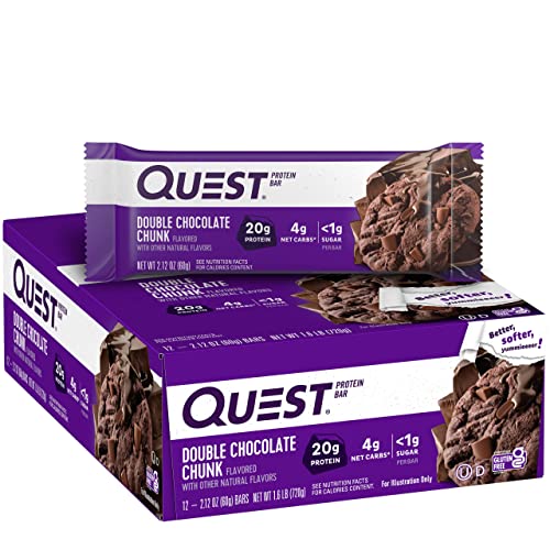 Barritas de proteína Quest Nutrition Double Chocolate Chunk 12 un miniatura 2