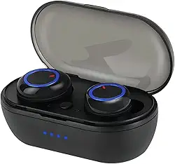Fone de Ouvido Bluetooth TWS Sem Fio Com Microfone Cancelamento de Ruído Ativo Academia Corrida Premium Original E&A
