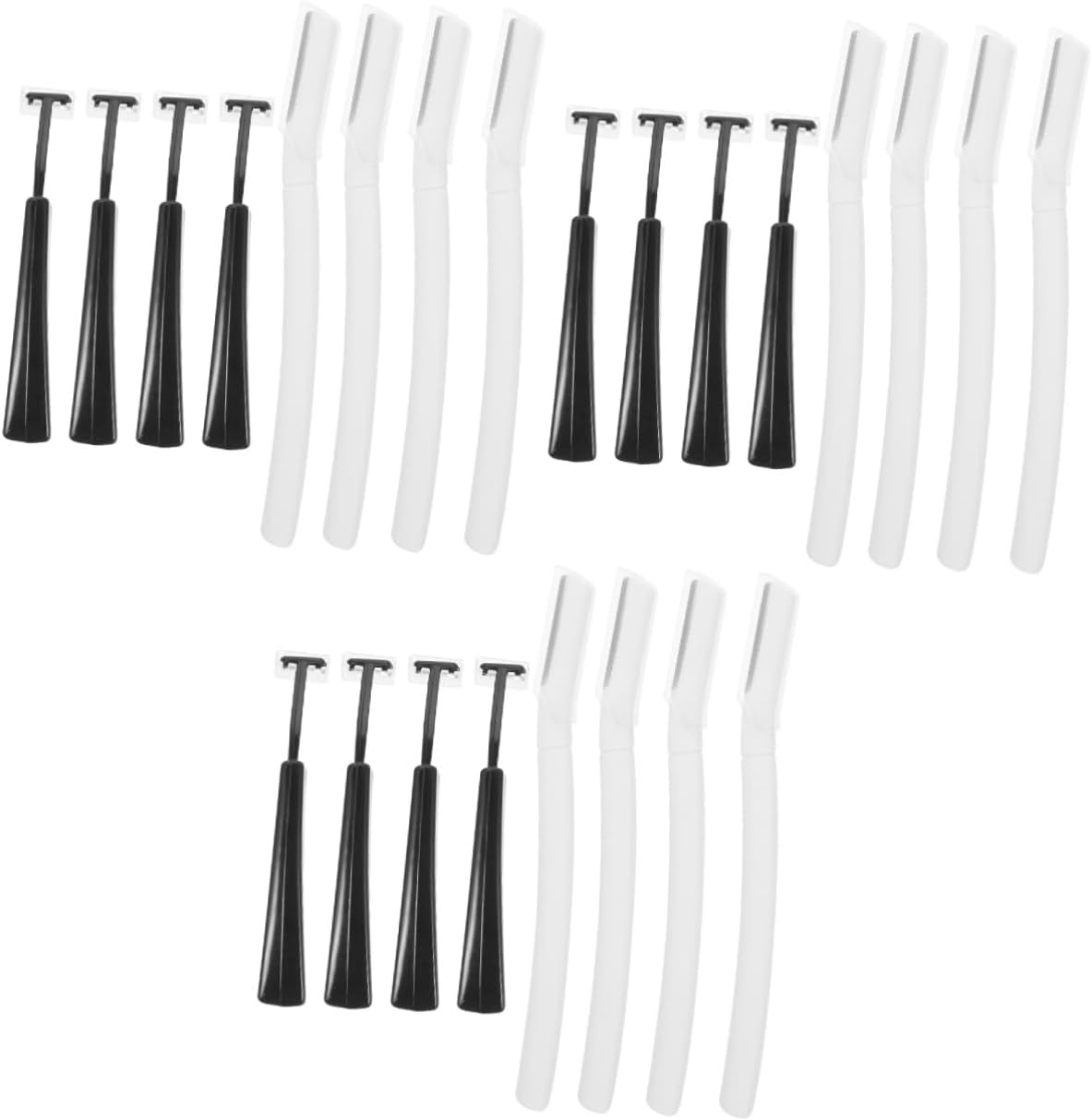 FRCOLOR 12sets Facial Hair Trimmer Eyebrow Razor Eyebrow Knife Grooming Tool Compact Portable Trimmer