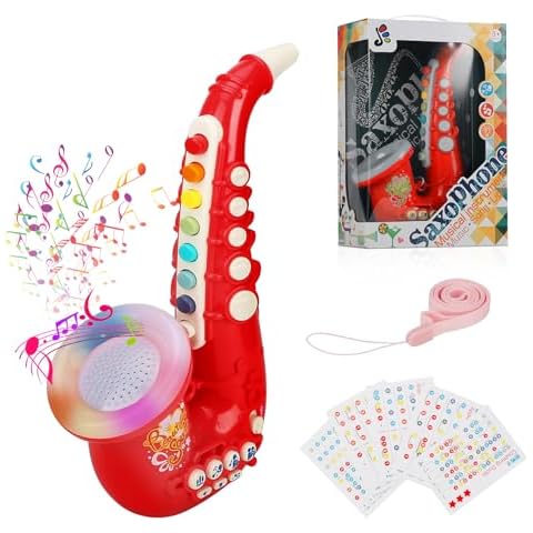 Coikes 8-Note Musical Saxophone for Kids Cover