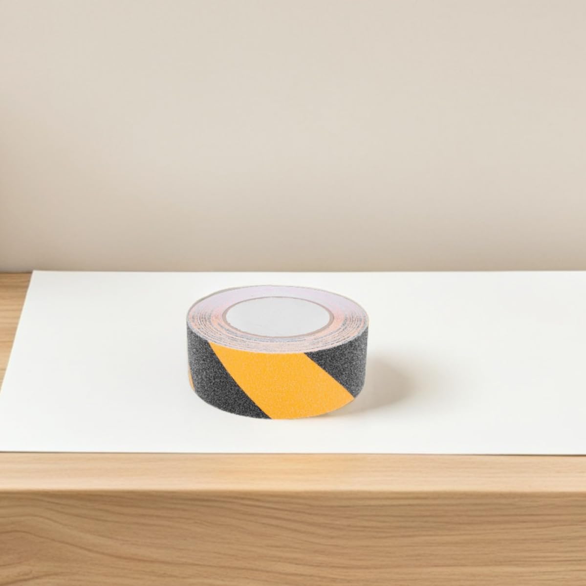 3 Rolls Pvc Anti Slip Grip Tape Roll for Stairs and Bathroom Floors | 50mm X 10m Size, Self-adhesive Strips with Caution Markings, Wear-resistant Surface for Easy Installation