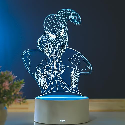 PopLumos - Luminária led 3d / abajur de mesa - Homem Aranha