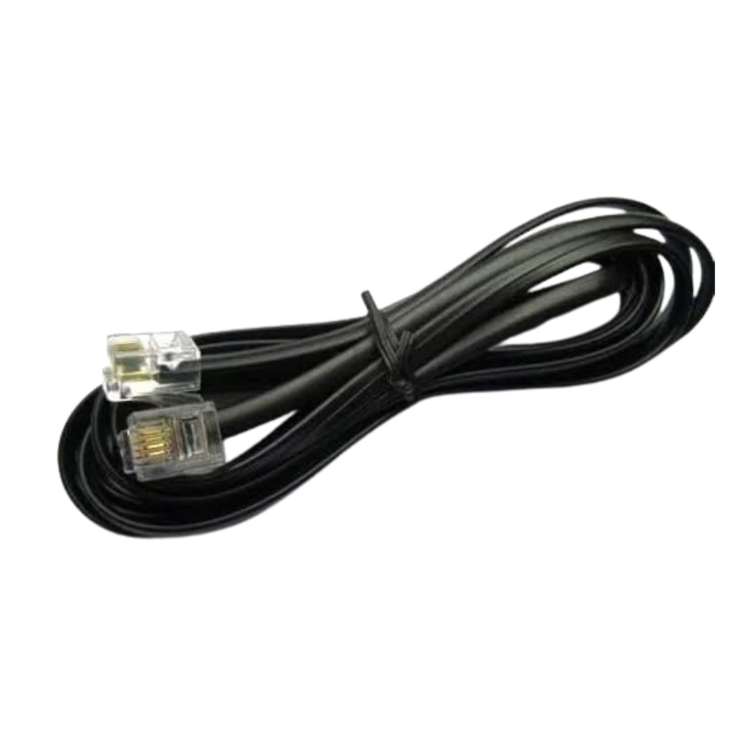 Telephone Line Cord Telephone Extension Cord 2 Pin, 1 Line Rj11 Male To Male Cable Or Landline, Phone, Modem Or Fax Machine (3 Meter)-picture-10