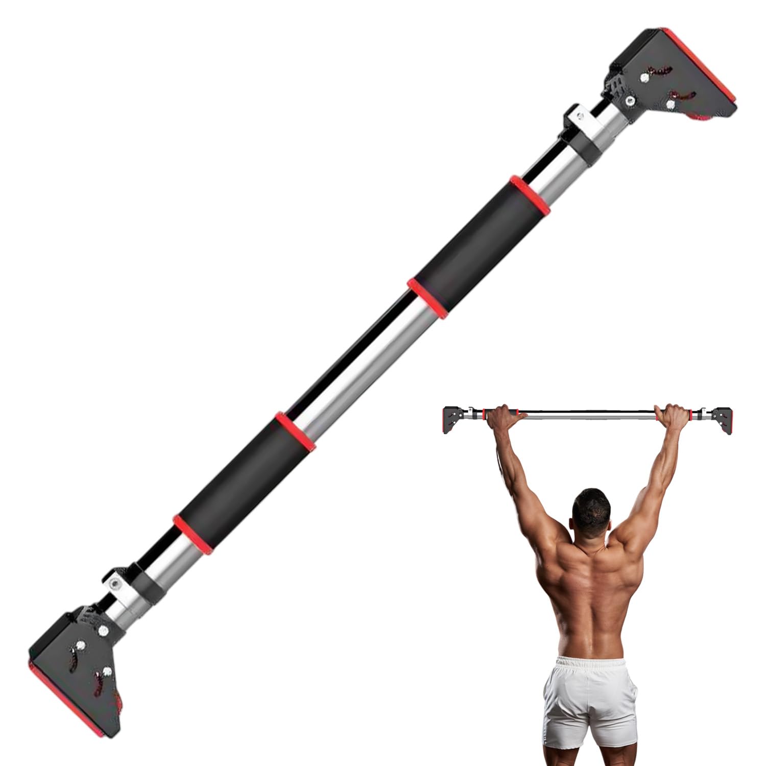 Amazon | [MRG] 懸垂バー 突っ張り 耐荷重200kg ドア用 チンニングバー