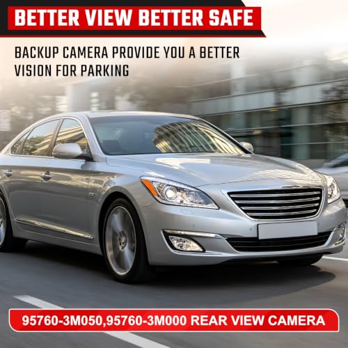 Image of Rearview Backup Camera OE:95760-3M060 Fit for 2009-2011 Hyundai Genesis | OE:95760-3M060 95760-3M050 95760-3M000 95760-3M061