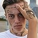 FashionTats Cosplay POST Male Singer Temporary Tattoos -UPDATED 2023- to include DDP, Skull, Flail, Circular Saw & Hammer | HAND & FACE TATTOOS | Skin Safe | MADE IN THE USA | Removable