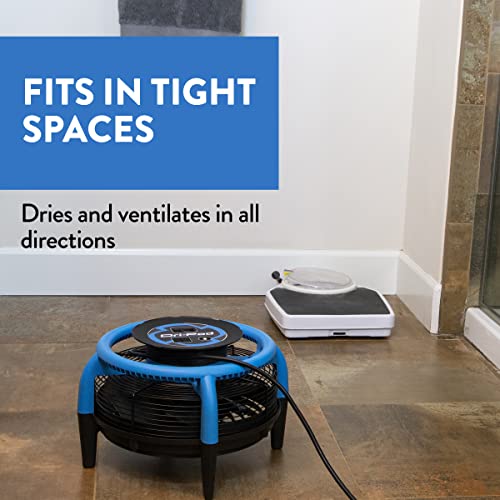 Dri-Eaz Dri-Pod Pro Omnidirectional Floor and Carpet Dryer, Ventilating Floor Dryer for Boats, RVs and Residential Use