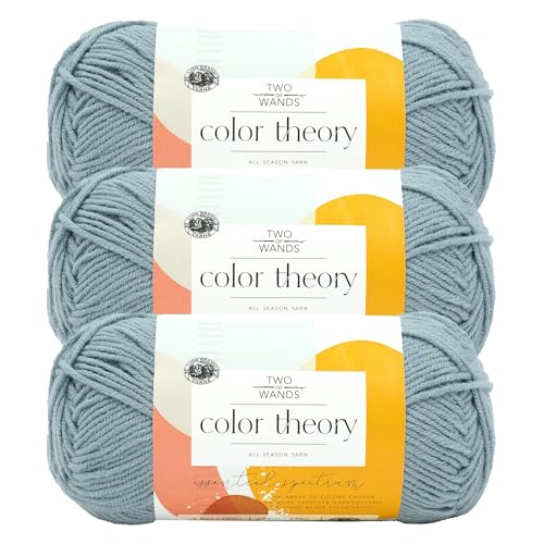 Image of Lion Brand Yarn, Color Theory Worsted Weight Yarn for Knitting and Crochet, Paradiso, 3 Pack, Acrylic Fiber with Modern Color Palette, Perfect for Sweaters, Hats and Cozy Blankets