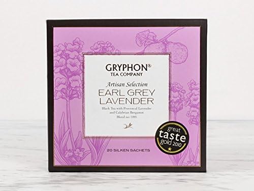 Gryphon Earlgrey Lavender Black Tea 20 sachets Net Wt. 46 g.