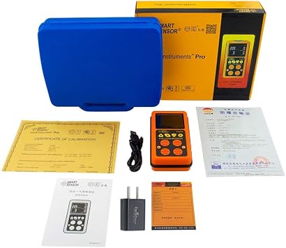 Portable Multi Gas Monitor Digital Air Quality Tester Color LCD Display Rechargeable Battery Powered Handheld Gas Detector Analyzer