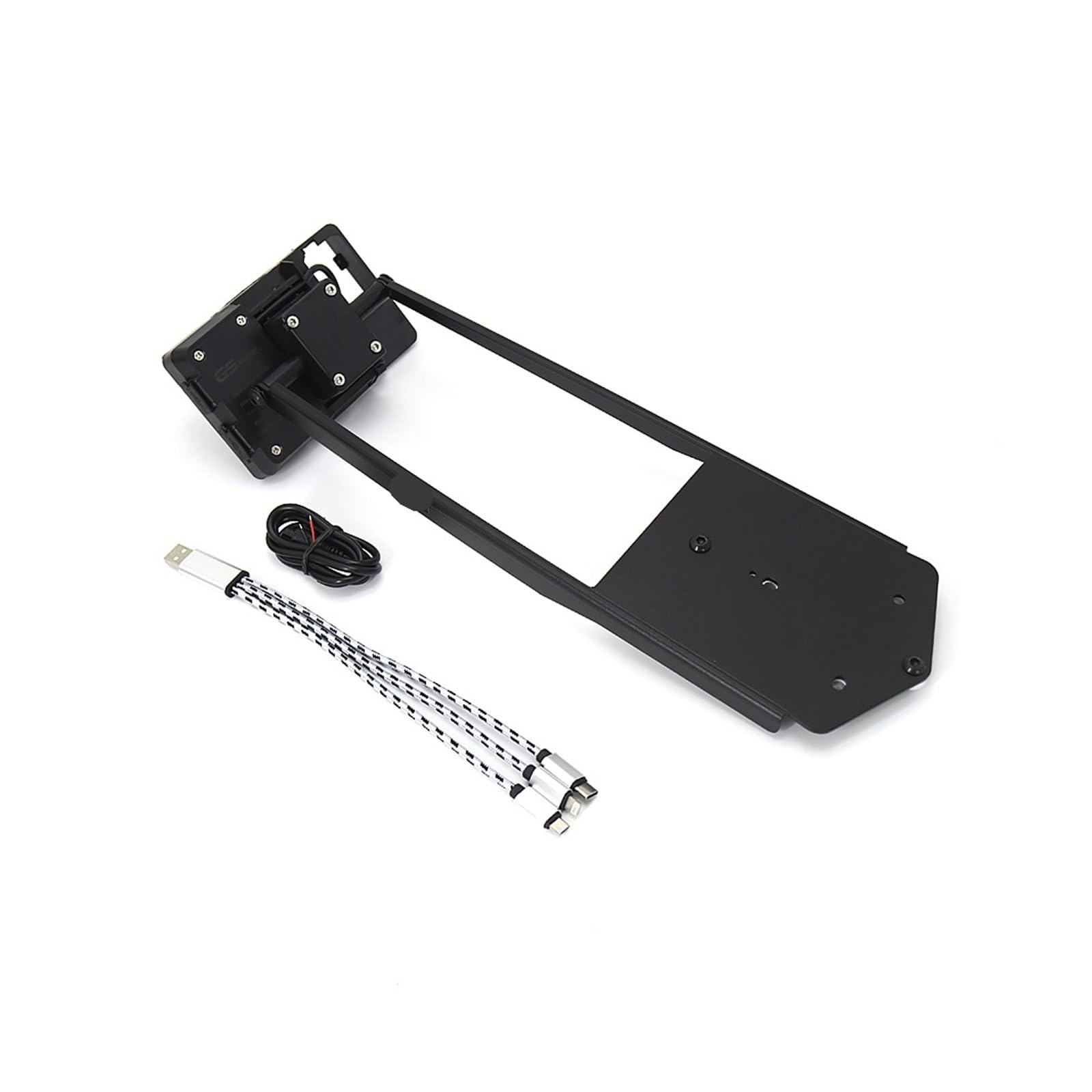 Support de téléphone Support De Navigation GPS Téléphone Et Chargeur USB Moto pour Yamaha pour Tracer 900 pour 9 GT 2021(12MM USB)