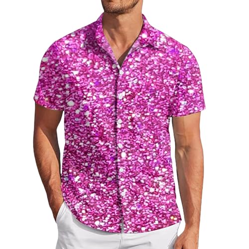 Chemise homme à manches courtes imprimée 3D idéale pour l'été