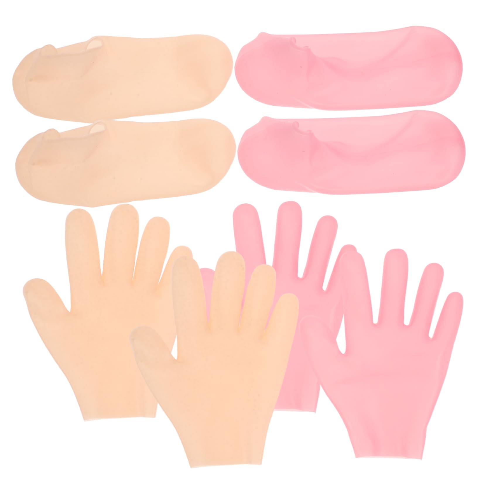 OUNONA 1 Set of Silicone Foot Socks Women Moisturizing Foot Masks for Dry Cracked Feet Hydrating Foot Care Socks Dry Hand Caring Gloves Reusable Foot Moisturizing Socks