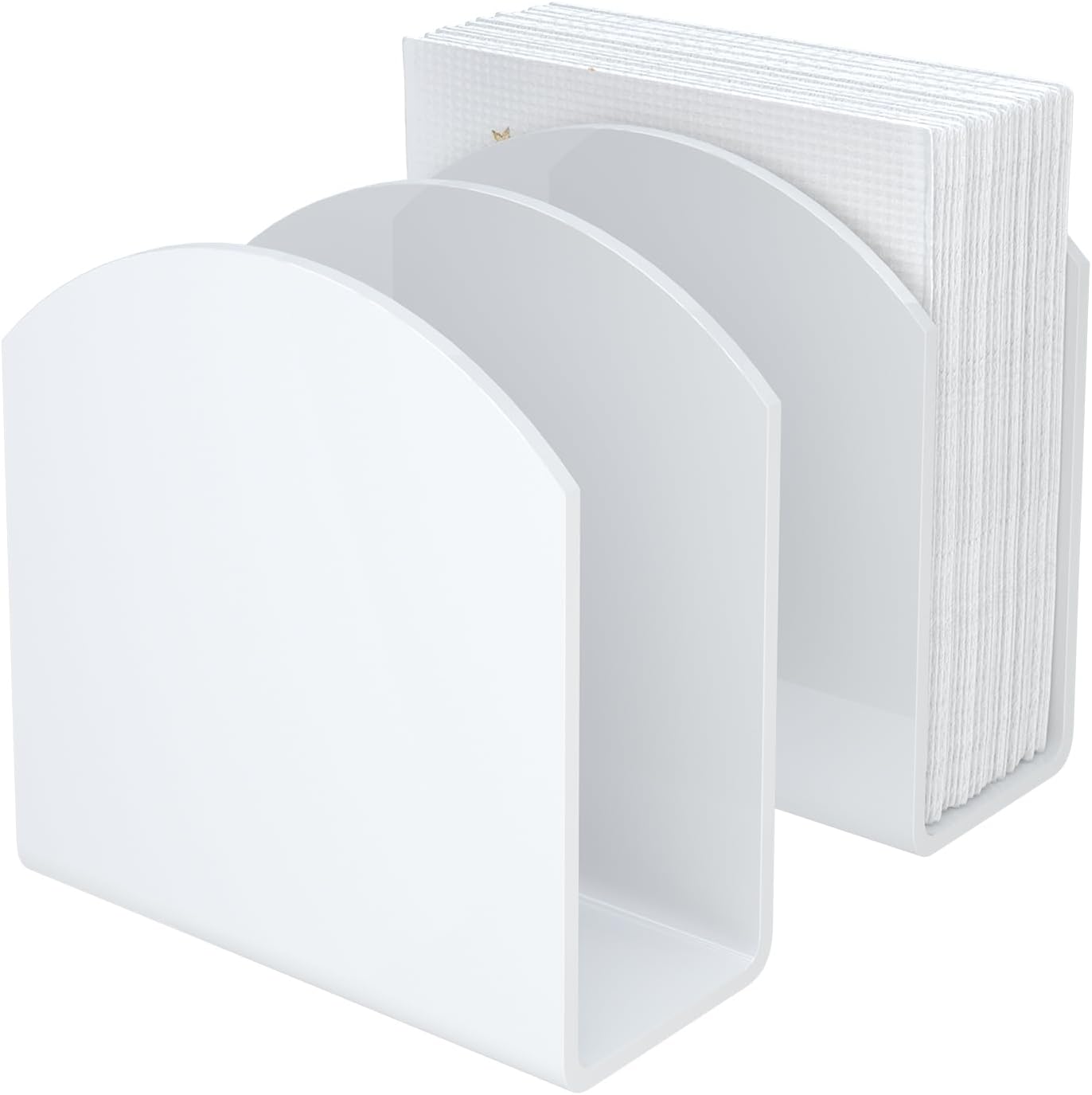 SILUT 2 Pack Napkin Holder for Table, Acrylic Napkins