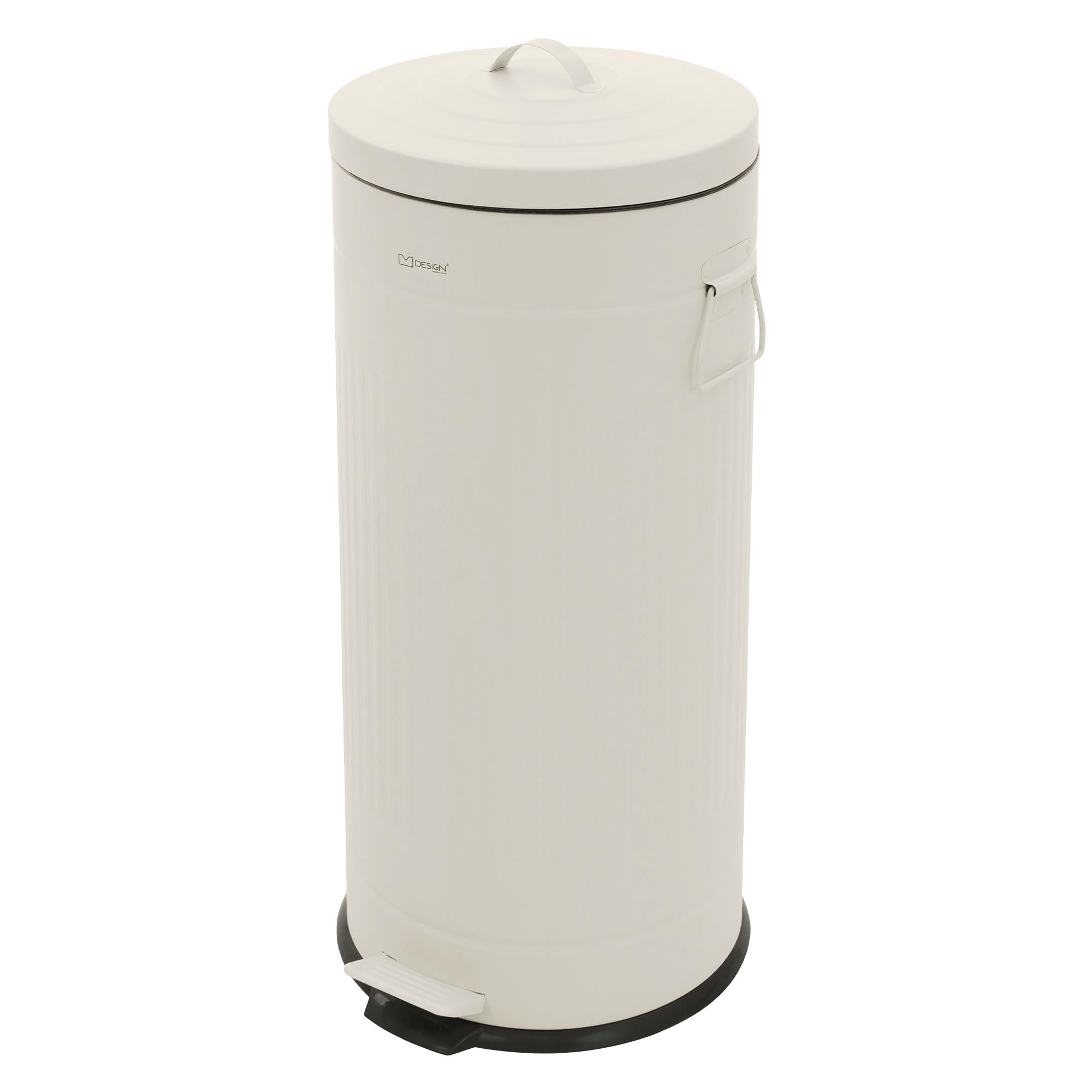 ML-Design Poubelle de Cuisine 30L à Pédale Fermeture Douce et Seau Amovible