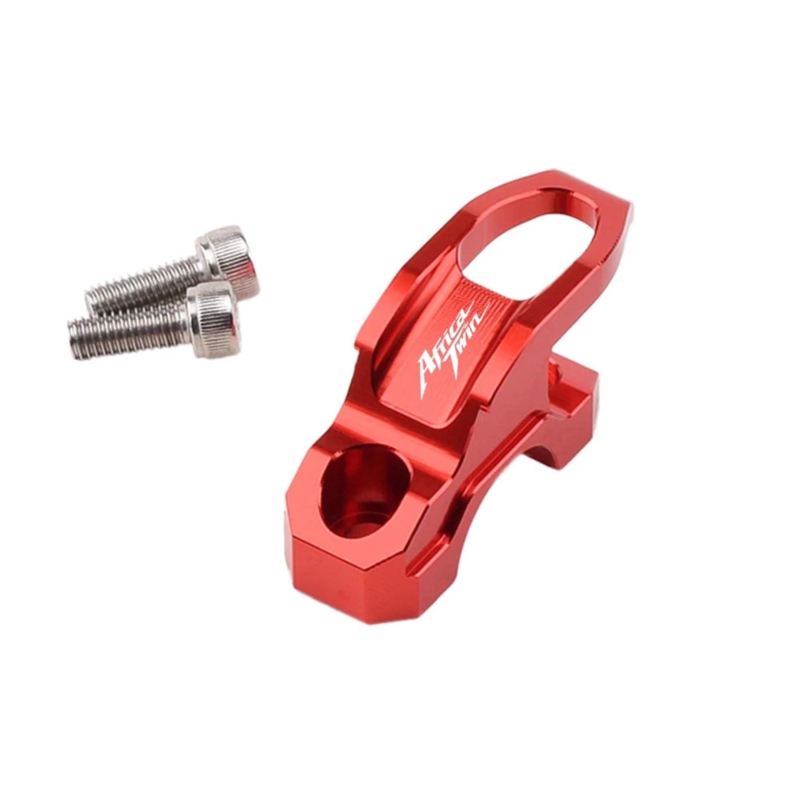 AUytcin Bike Hook Storage Hook for Hon@&da CRF1100L CRF1000L CRF 1000L 1100L Motorcycle Accessories Aluminum Alloy Helmet Hook Holder Clamp Carry(Africa Twin Red)