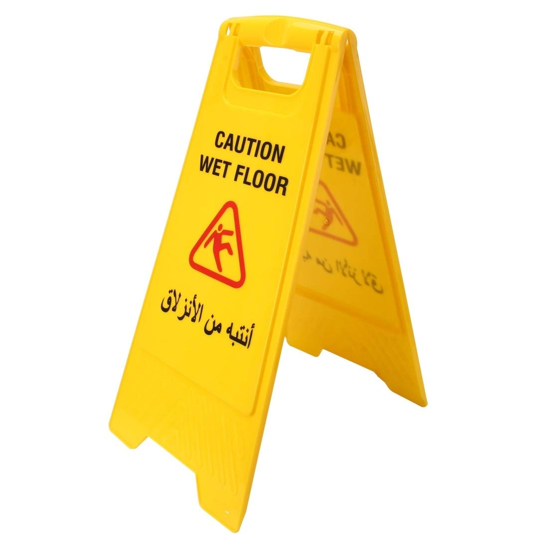 Buy Emergency warning sign Caution Wet Floor Sign Cleaning Slippery Warning Both Side Safety