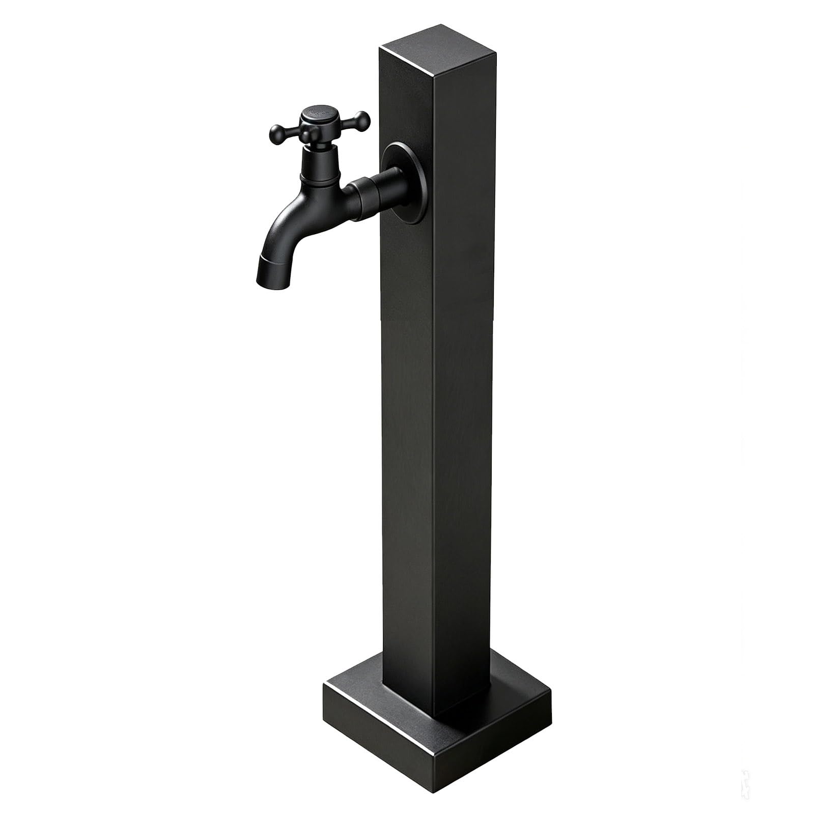 Gaommini Style 1 Stainless Steel Yard Hydrant, Freeze Proof Outdoor Faucet, Freestanding Garden Water Column For Patio Yard Lawn Pasture, Outdoor Spigot - Bottom Or Side Inlet(,Height: 95Cm/37.4In)
