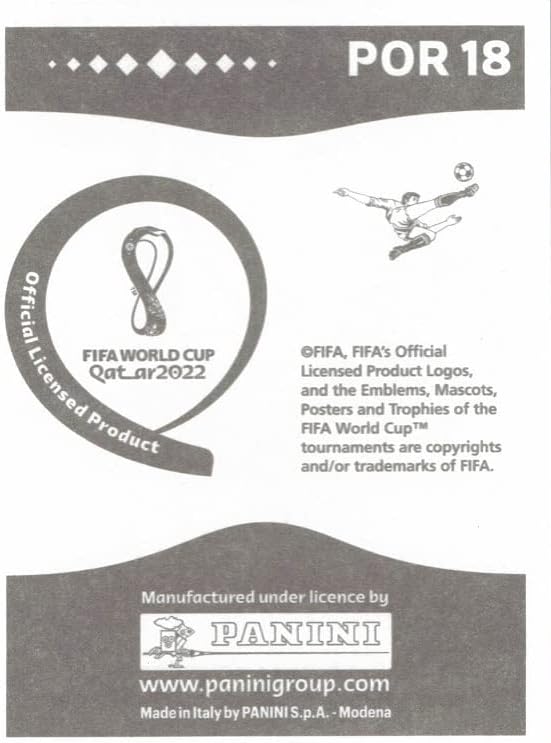 Miniatura 2 de 2022 Panini World Cup Stickers #POR18 Cristiano Ronaldo Portugal Soccer Sticker