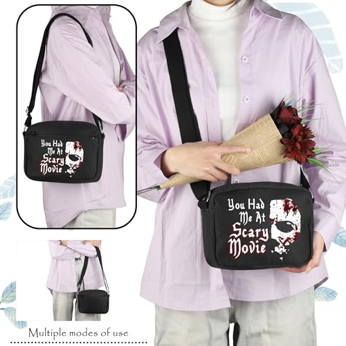 TOBGBE Horror Michael Gifts You Had Me At Scary Movie Crossbody Bag Horror Movie Merchandise Michael Killer Shoulder Pouch3