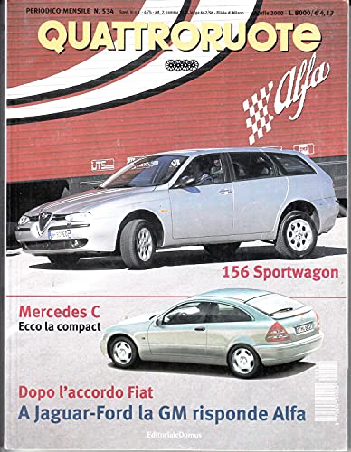  Quattroruote 534 aprile 2000 Prova Alfa Romeo 156 2.4 JTD Sportwagon