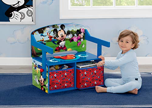 Delta Children Kids Convertible Activity Bench - Greenguard Gold Certified, Disney Mickey Mouse - image 3