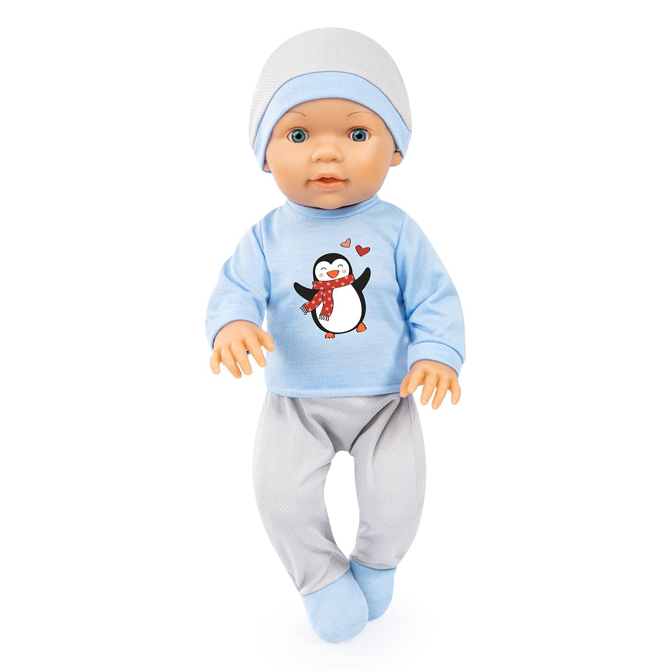 Bayer Design Ropa De Muñeca – Set De 6 Piezas Para Muñecas De 38 A 42 Cm – Incluye Vestido, Chaqueta, Pantalón, Bufanda, Gorro Y Guantes – Diseño Moderno