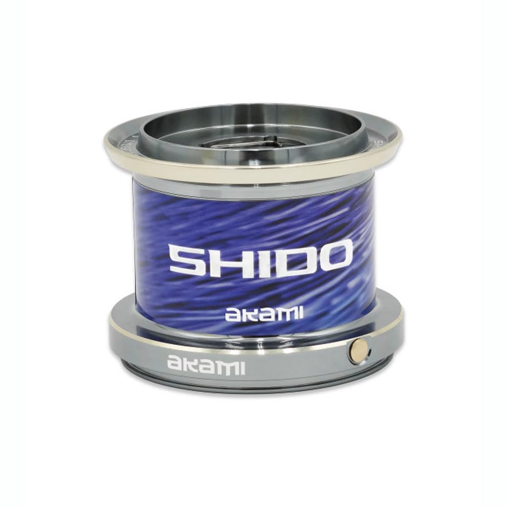 Akami Shido - Carrete Surf Casting 8000 10000 con doble bobina de aluminio, 7 + 1 rodamientos, oscilación lenta, Max Drag 15 kg, arco reforzado