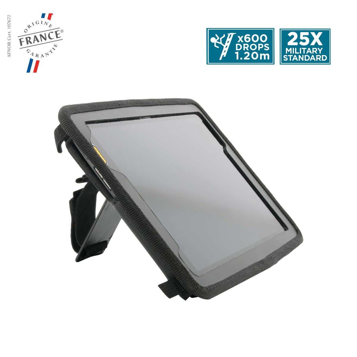 Mobilis Custodia Protettiva Rinforzata per Tablet Zebra ET40 - ET45 8" Nero