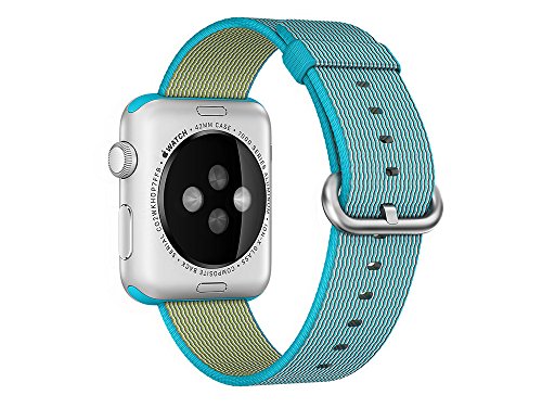 Apple Cinturino in Nylon Intrecciato Scuba Blue