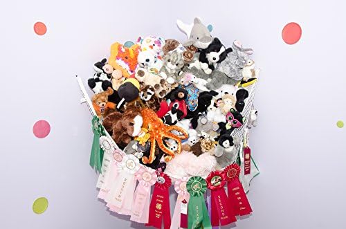 Best Toy Hammock Net For Stuffed Animals. Twin Pack Extra Large White Corner Mounted Storage Organizer, Keeps Kids Bedroom or Nursery Tidy. Inc. Both Screw & Command Hooks By X2 Innovations.