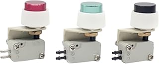 Válvula micromecánica de botón pulsador serie VM1000 VM1000 VM1100 VM1000-4NU/4N-32R/G/B VM1100-4NU/4N-32R/G/B Rojo Verde Negro(VM1000-4NU-32B)